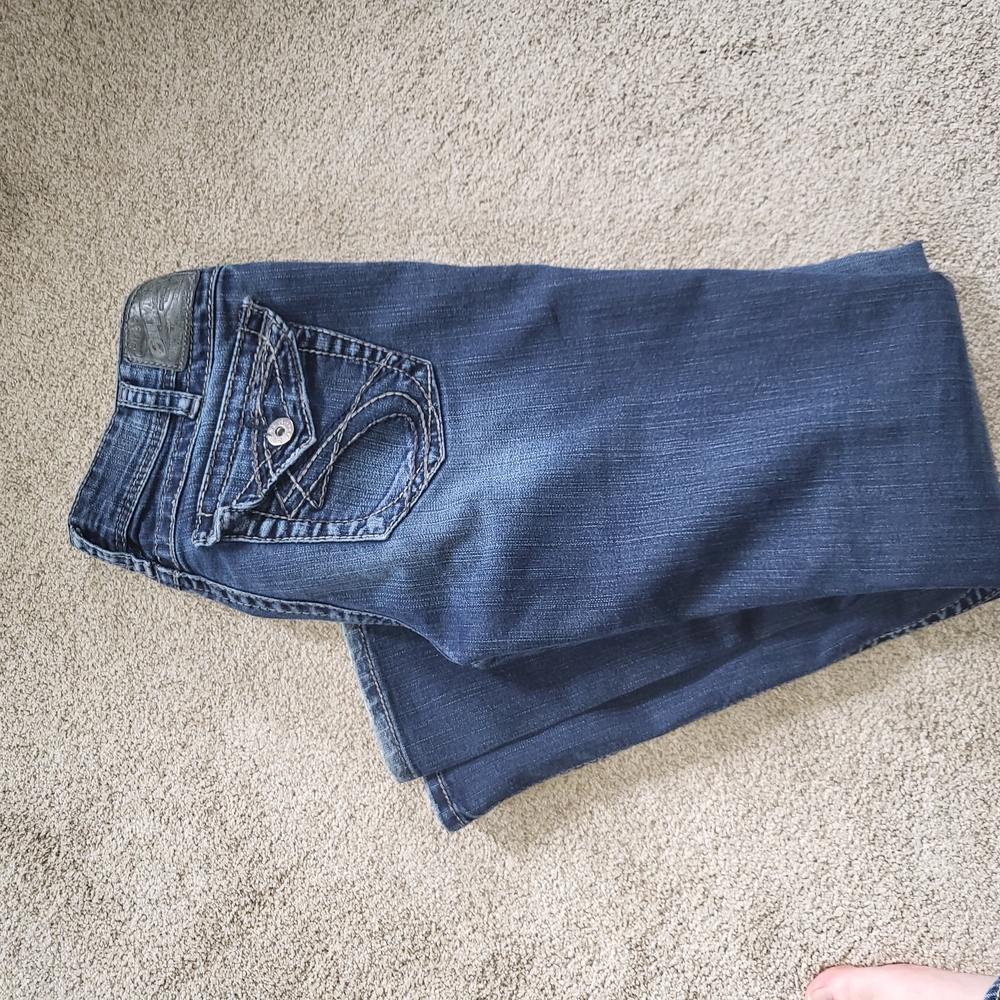 Dark Blue Denim Jeans